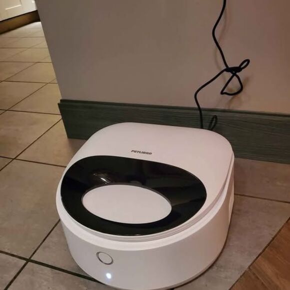 NEW. WHITE. PLASTIC BOWL. PETLIBRO POLAR SMART PET CAT WET FOOD FEEDER 3-MEAL - Picture 7 of 7